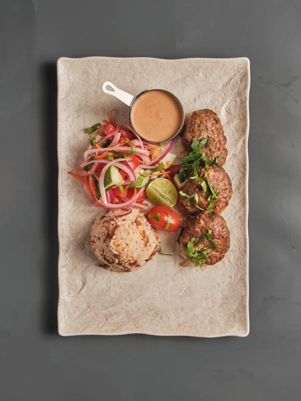BBQ Lamb-Beef Köfte Platter